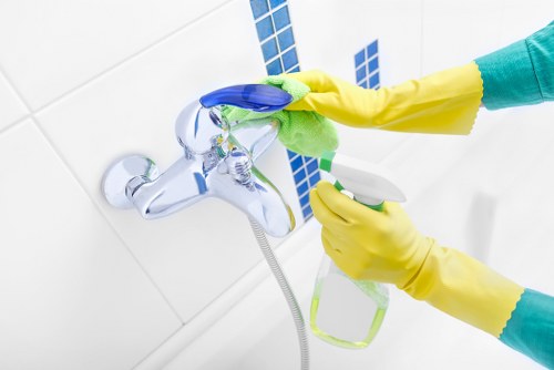 Advanced cleaning equipment used for patio maintenance